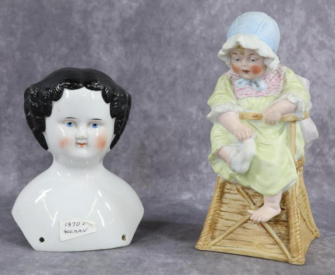 CHINA/BISQUE DOLL(S). (1 of 7)
