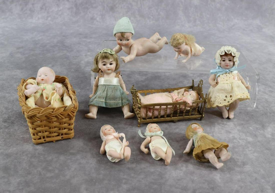 ALL BISQUE BABY DOLLS. (1 of 9)