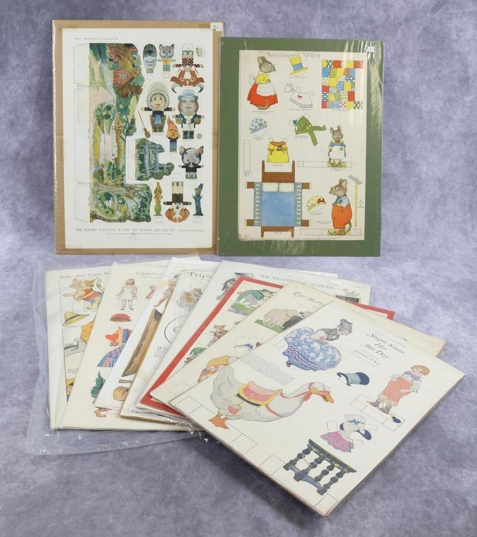 ANTIQUE/VINTAGE PAPER DOLLS. (1 of 5)