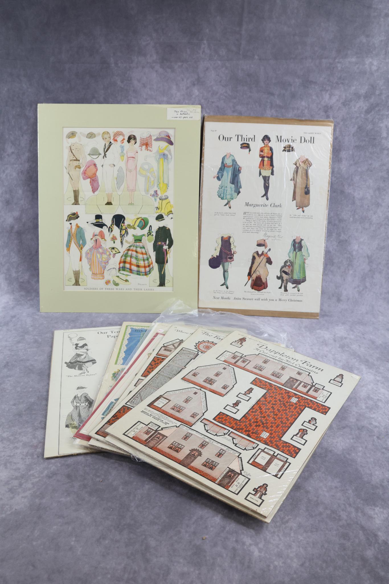 ANTIQUE/VINTAGE PAPER DOLLS. (1 of 5)