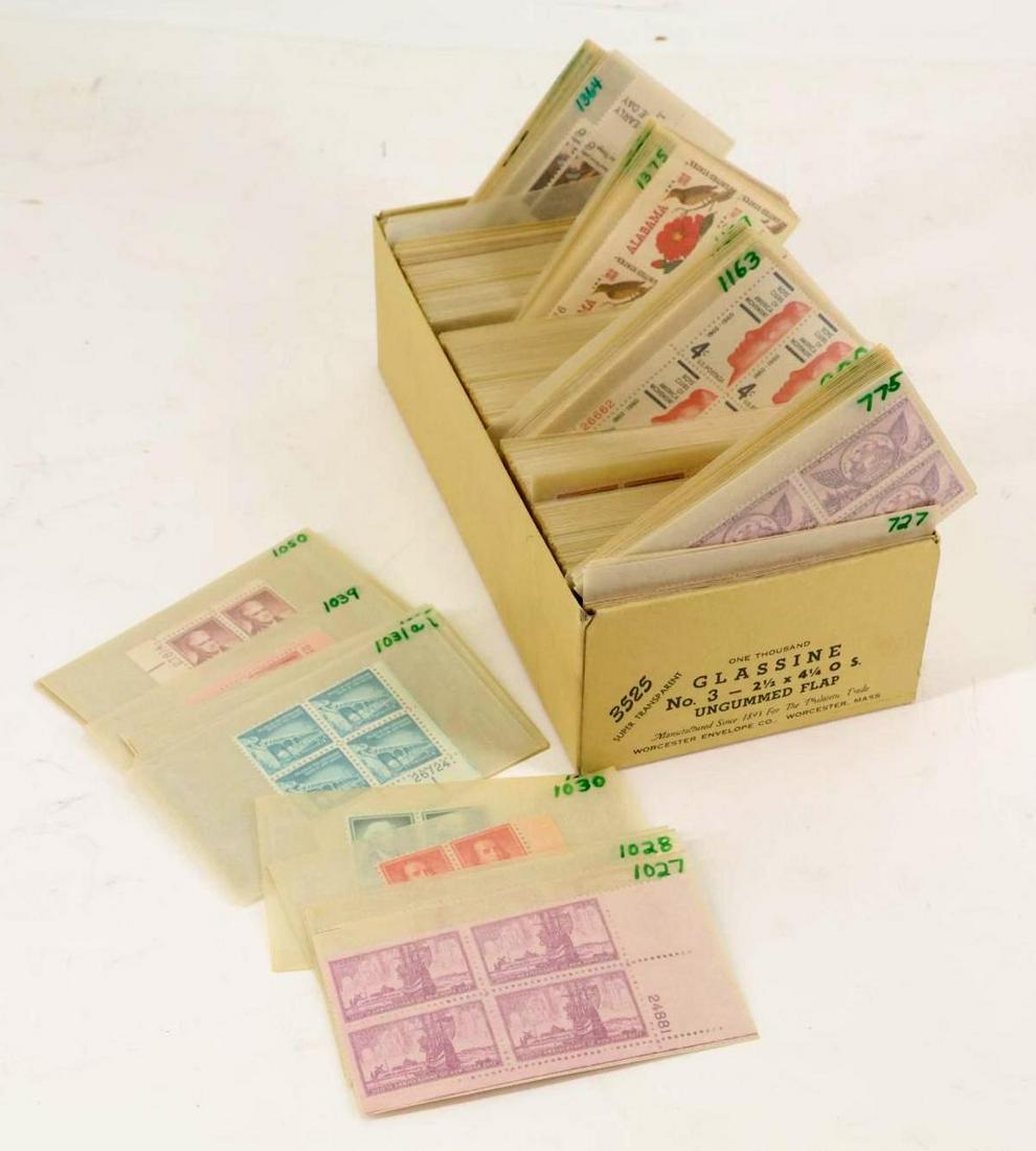 US Stamps, Plate Blocks 3 to 13 cent plus BOB (1 of 5)