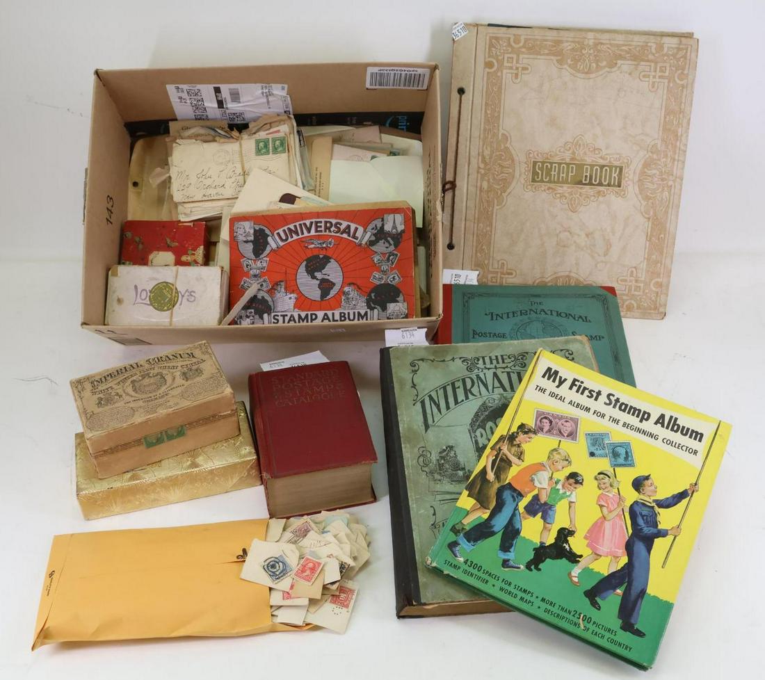 Worldwide Stamps, Covers, Albums, Ephemera and Mix (1 of 19)