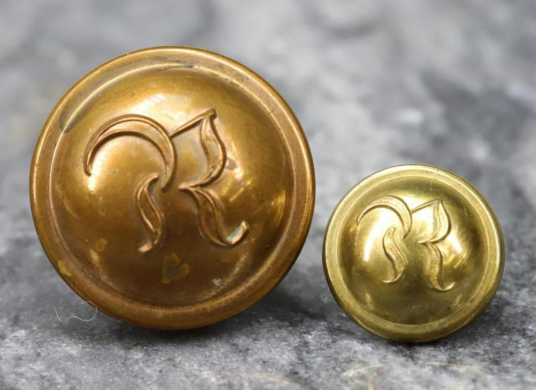 Confederate Rifleman Coat and Kepi Buttons (1 of 5)