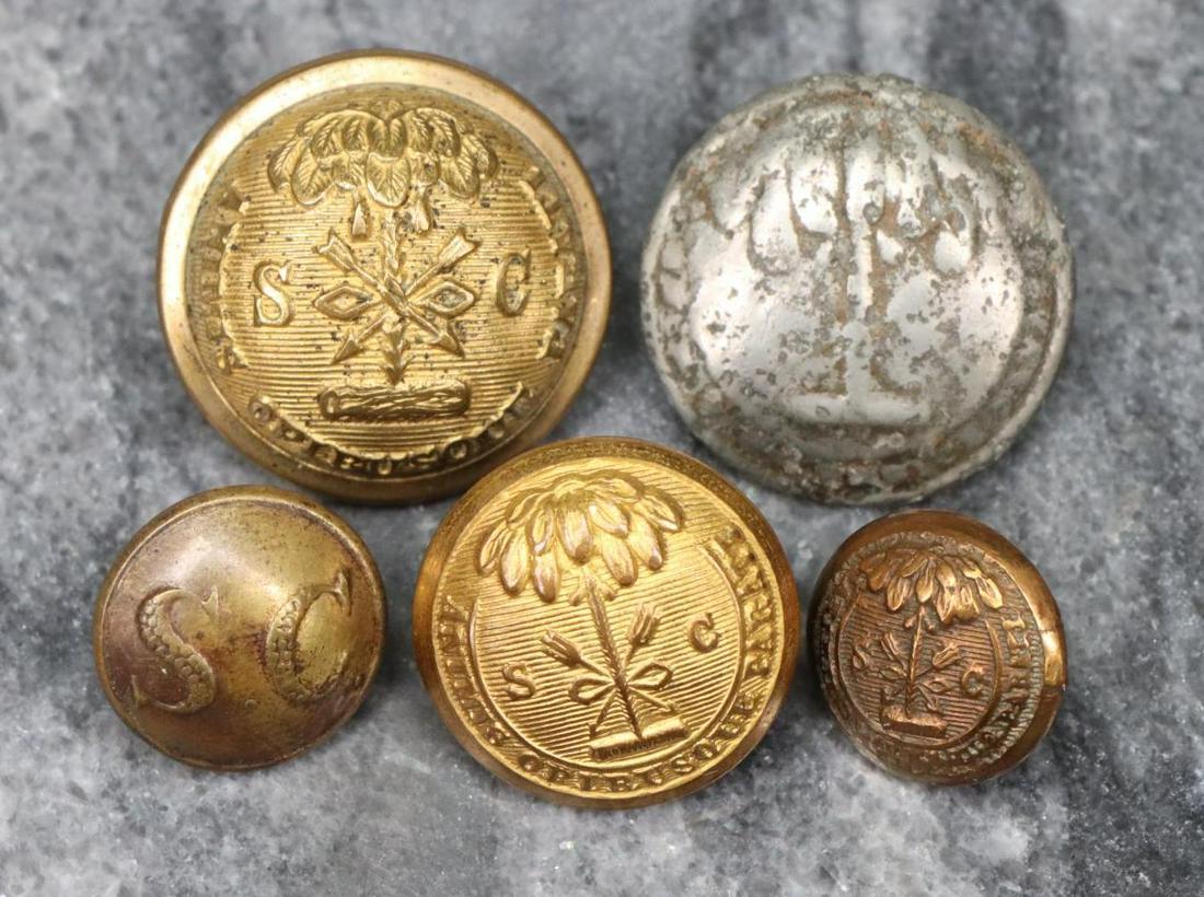 Pre-Civil War South Carolina Buttons (1 of 7)
