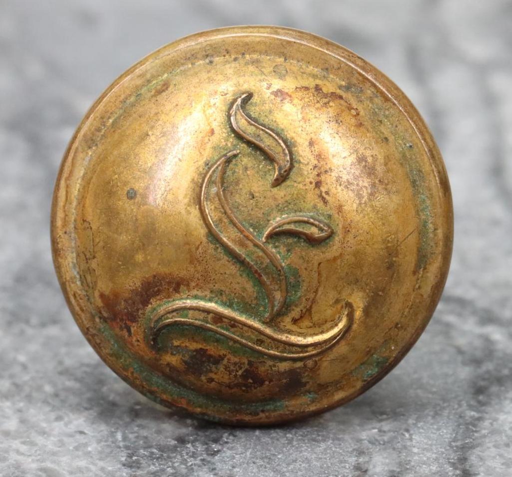 Confederate Engineer Coat Button (1 of 2)