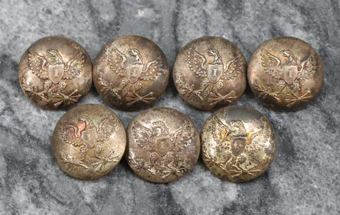 US Eagle "I" Buttons-1830's (1 of 5)