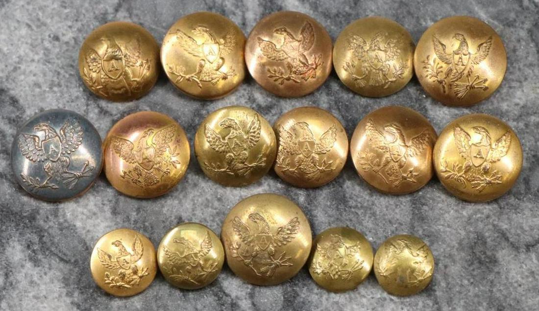 Collection of US Eagle "A" Buttons (1 of 9)