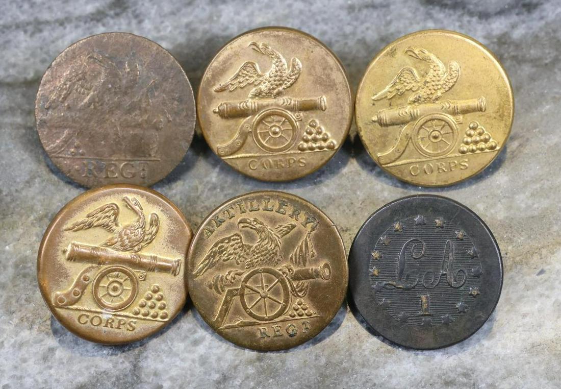 Collection of Early 19th Century Artillery Buttons (1 of 5)
