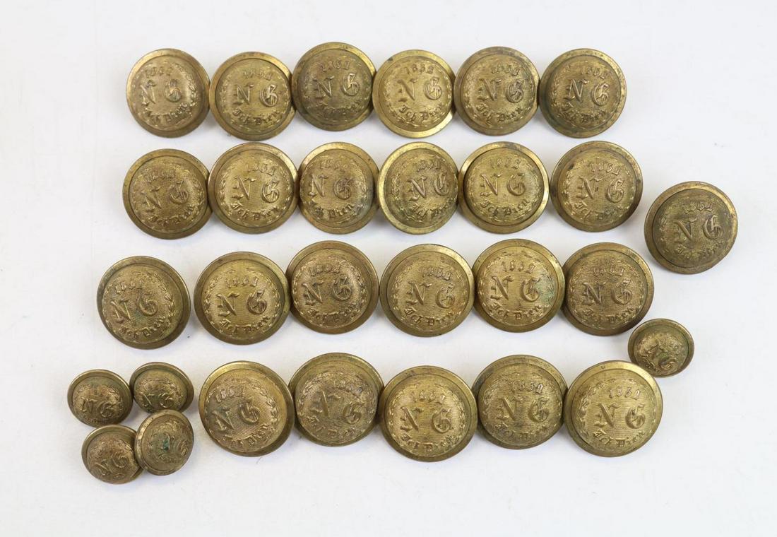 Collection of New York National Guard Buttons (1 of 6)