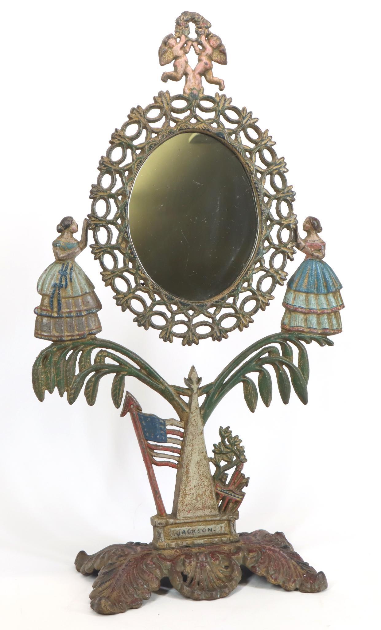 Jenny Lind Cast Iron Mirror (1 of 17)