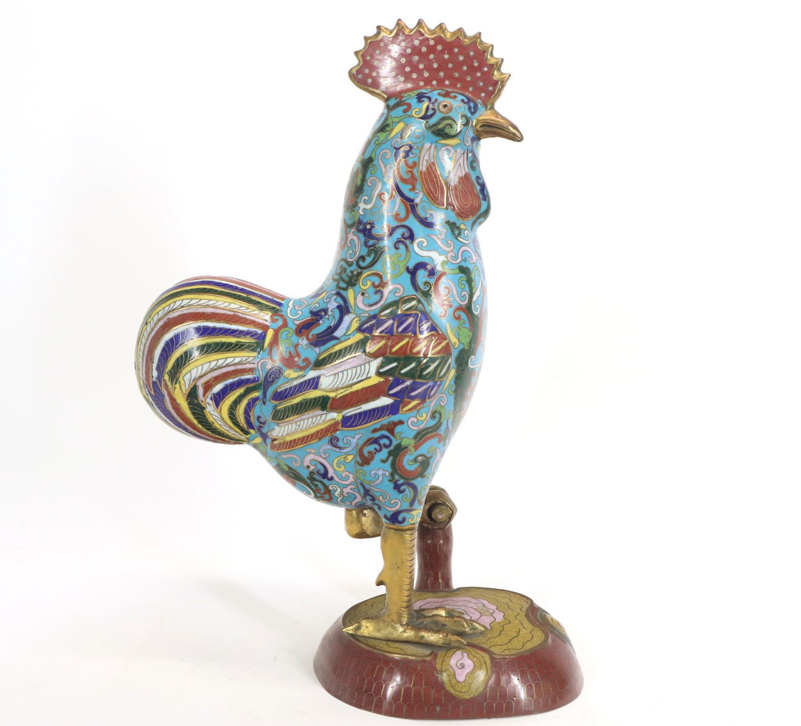 Chinese Cloisonne Rooster (1 of 9)