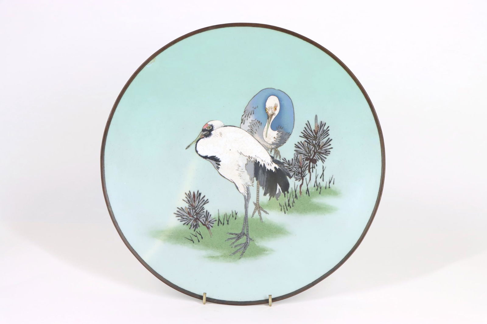 Japanese Cloisonne Charger (1 of 6)