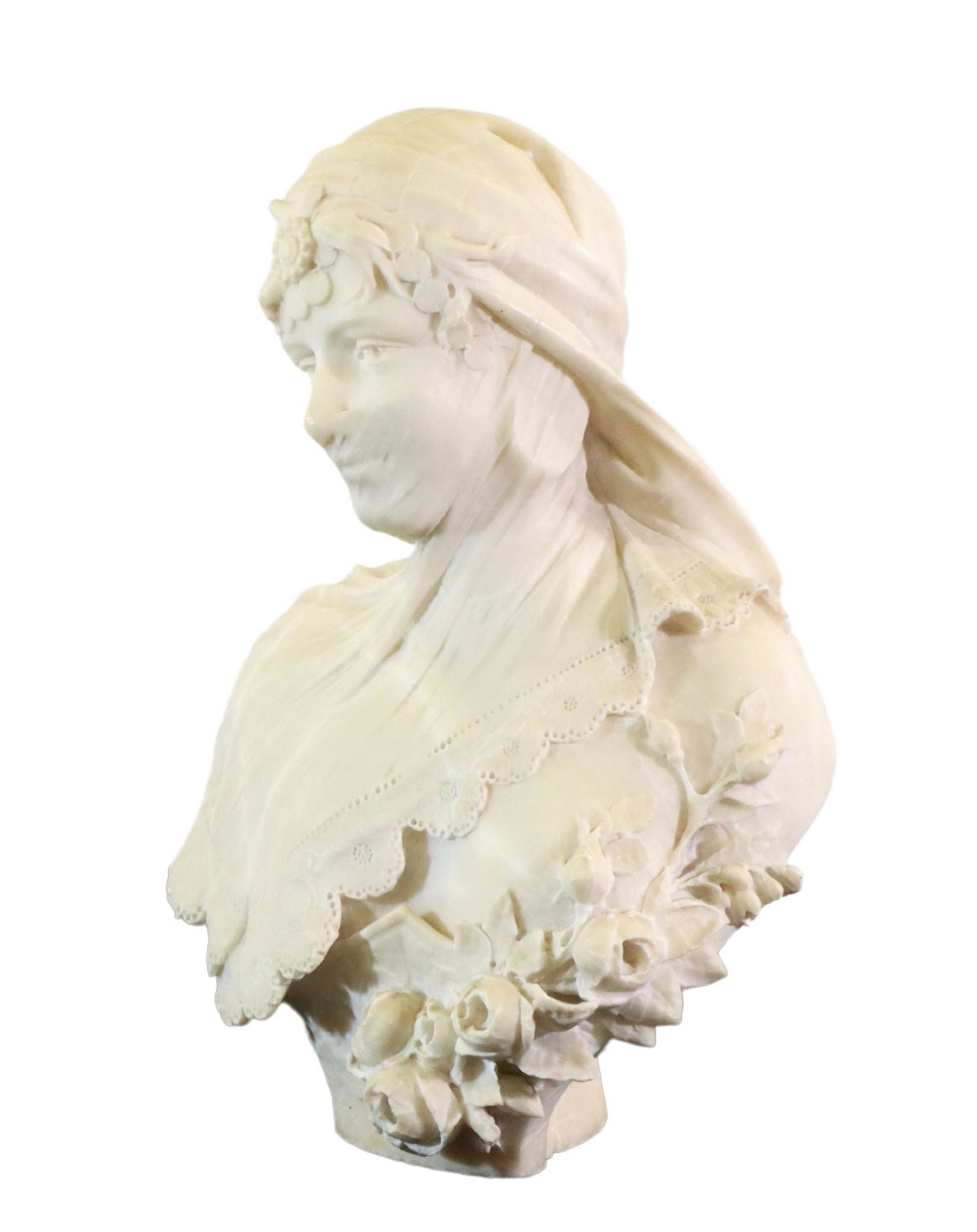 Italian Bust Signed A. Pisani (1 of 11)