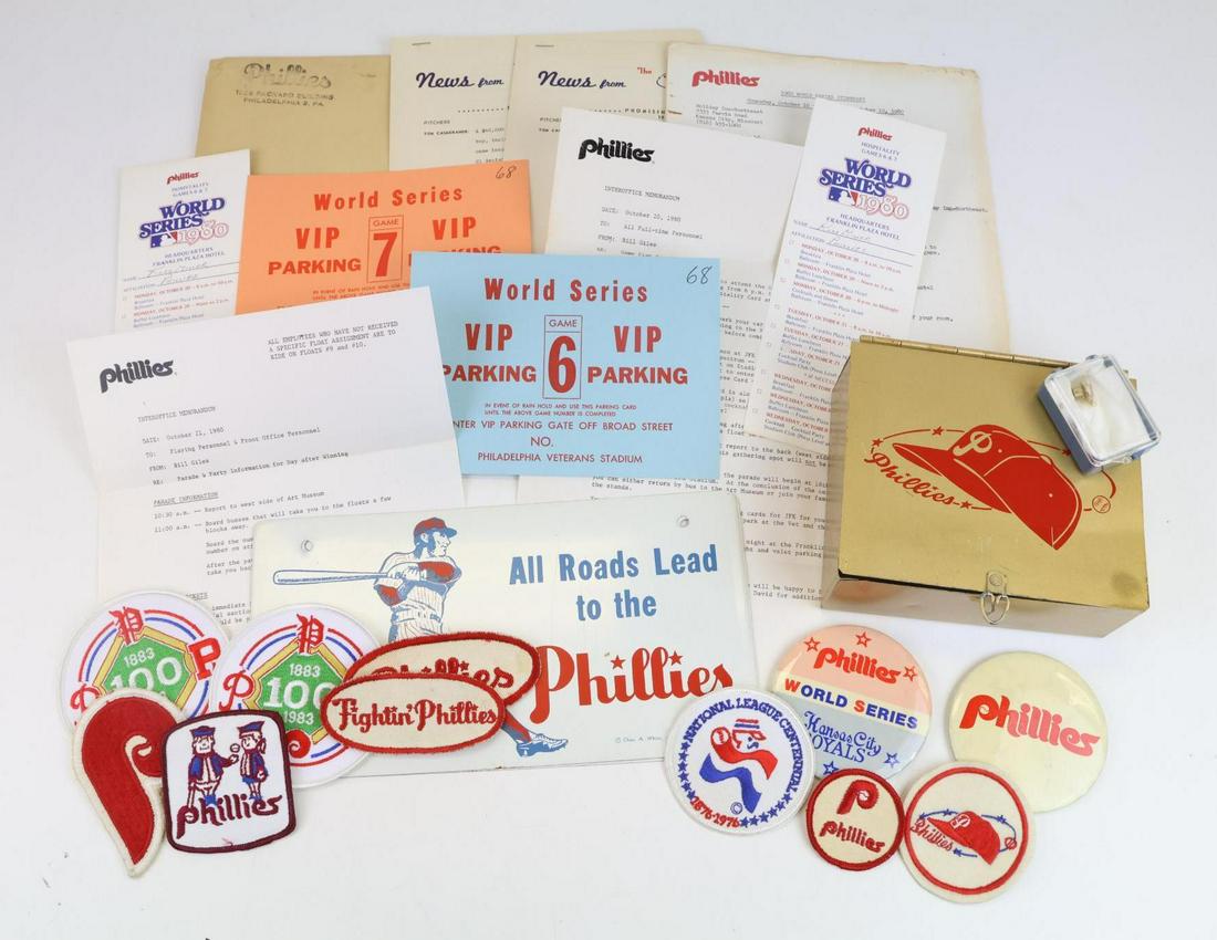 Lot asst Philadelphia Phillies collectibles (1 of 20)