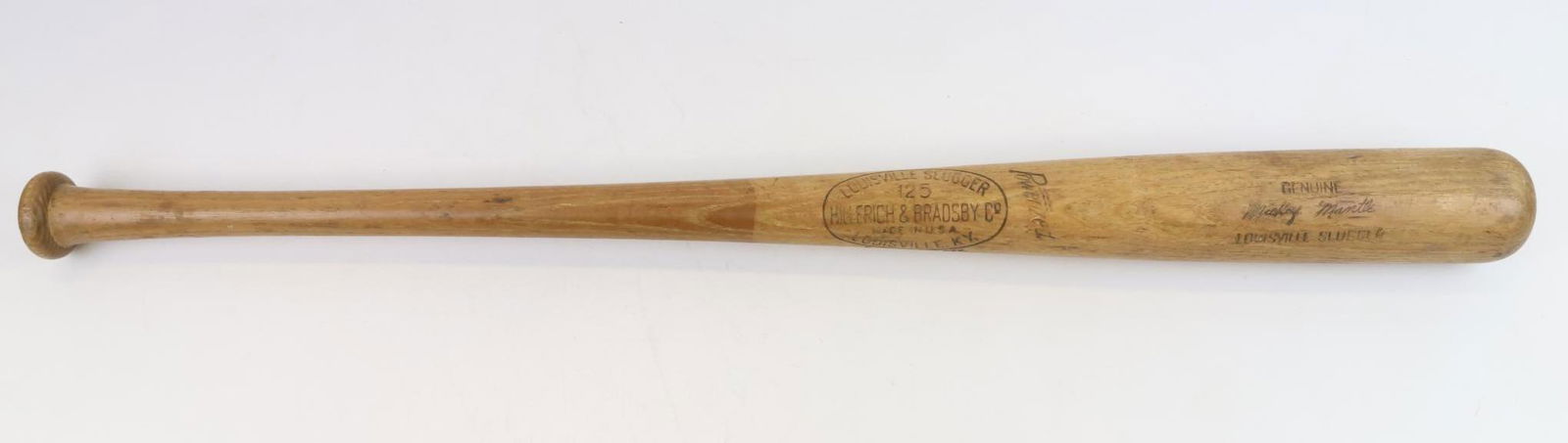 Mickey Mantle Louisville Slugger K55 baseball bat (1 of 8)