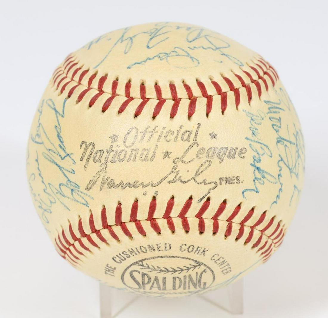 1956 Chicago Cubs team autographed baseball (1 of 10)