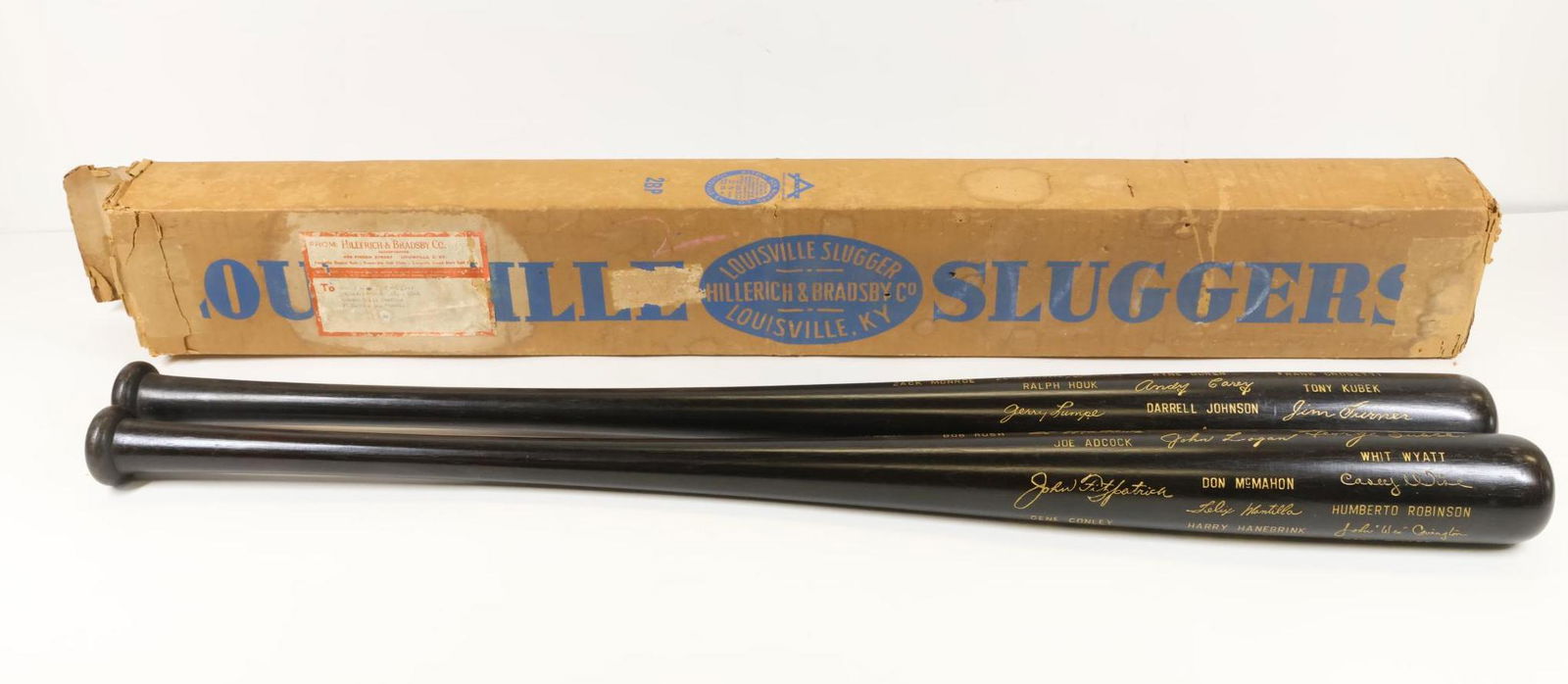 1958 Louisville Slugger World Series baseball bats (1 of 20)