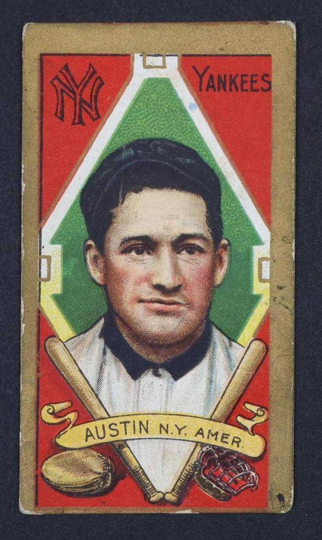 1911 T205 James Austin Gold Border baseball tobacco card (1 of 2)