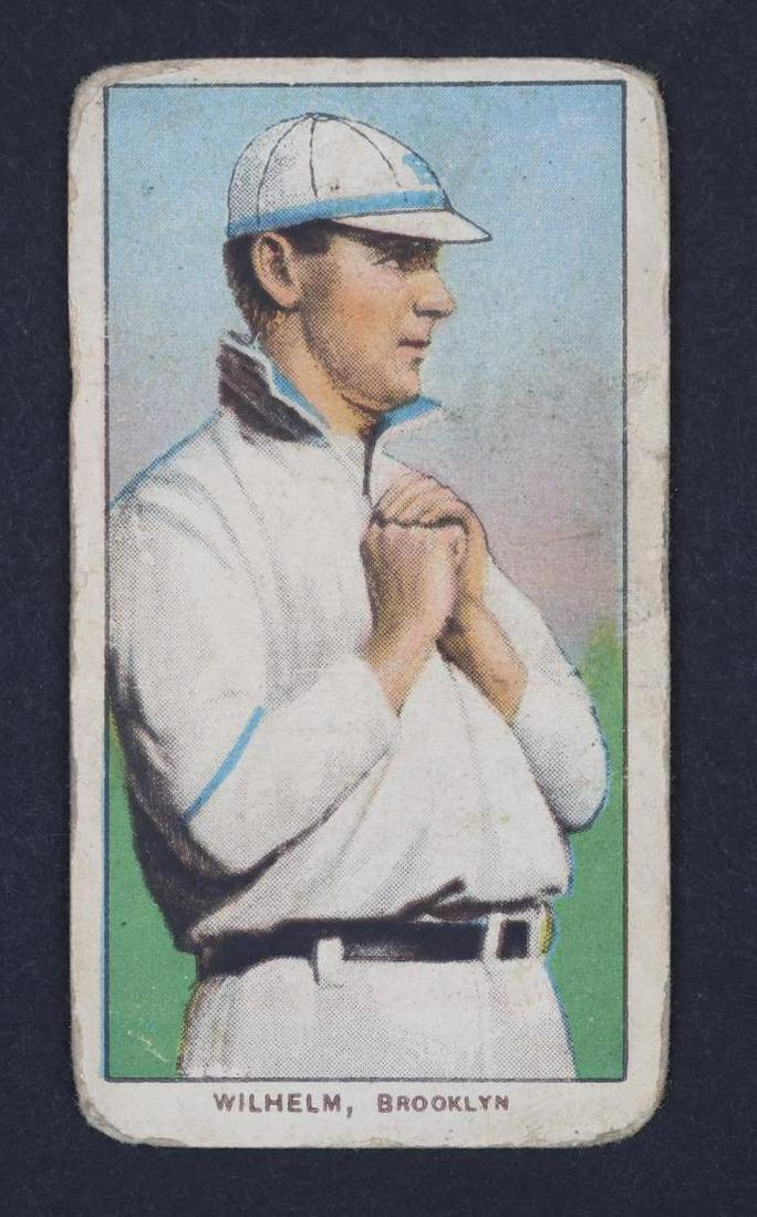 1909-11 T206 Kaiser Wilhelm White Border tobacco baseball card: 1909-11 T206 Kaiser Wilhelm White Border "Hands at chest" Sweet Caporal 150/649 tobacco baseball card â€‹â€‹â€‹â€‹â€‹â€‹â€‹**Please Note: In-house shipping is NOT av
