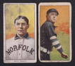 (2) 1909-11 T206 White Border tobacco baseball cards