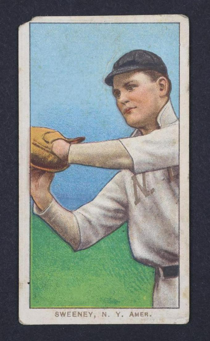 1909-11 T206 Jeff Sweeney White Border tobacco baseball card: 1909-11 T206 Jeff Sweeney White Border Polar Bear tobacco baseball card â€‹â€‹â€‹â€‹â€‹â€‹â€‹**Please Note: In-house shipping is NOT available for the Sports Memorab