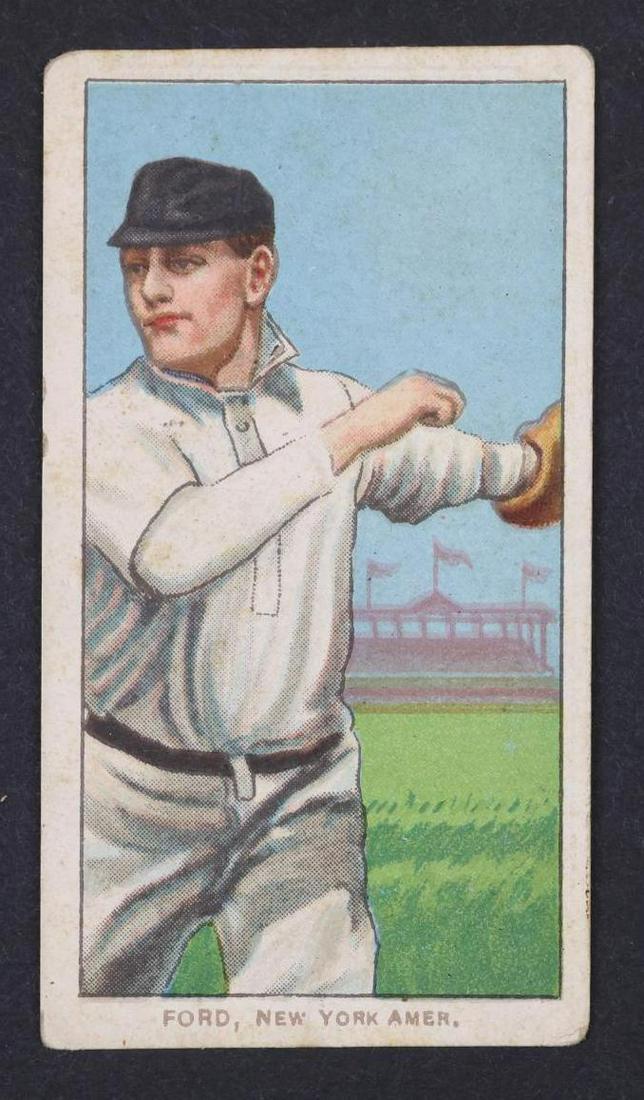 1909-11 T206 Russ Ford White Border tobacco baseball card: 1909-11 T206 Russ Ford White Border Polar Bear tobacco baseball card â€‹â€‹â€‹â€‹â€‹â€‹â€‹**Please Note: In-house shipping is NOT available for the Sports Memorabili