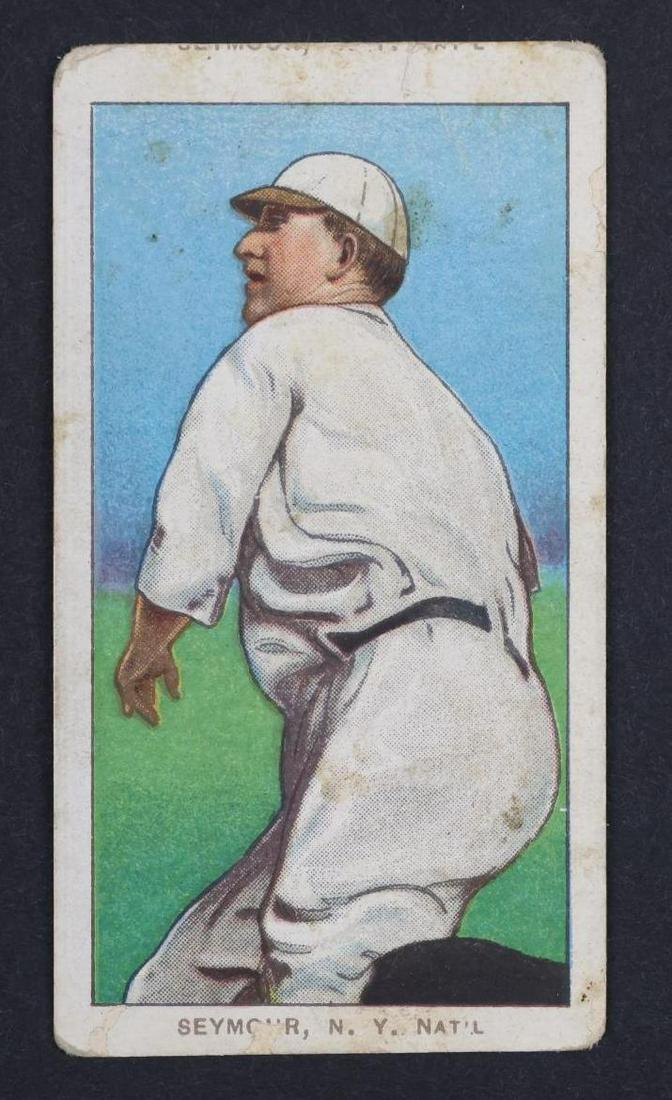 1909-11 T206 Cy Seymour White Border tobacco baseball card: 1909-11 T206 Cy Seymour "Throwing" White Border Polar Bear tobacco baseball card â€‹â€‹â€‹â€‹â€‹â€‹â€‹**Please Note: In-house shipping is NOT available for the Sport