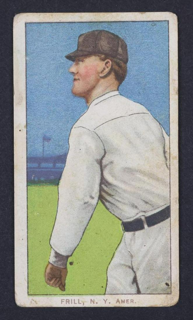 1909-11 T206 John Frill White Border tobacco baseball card (1 of 2)