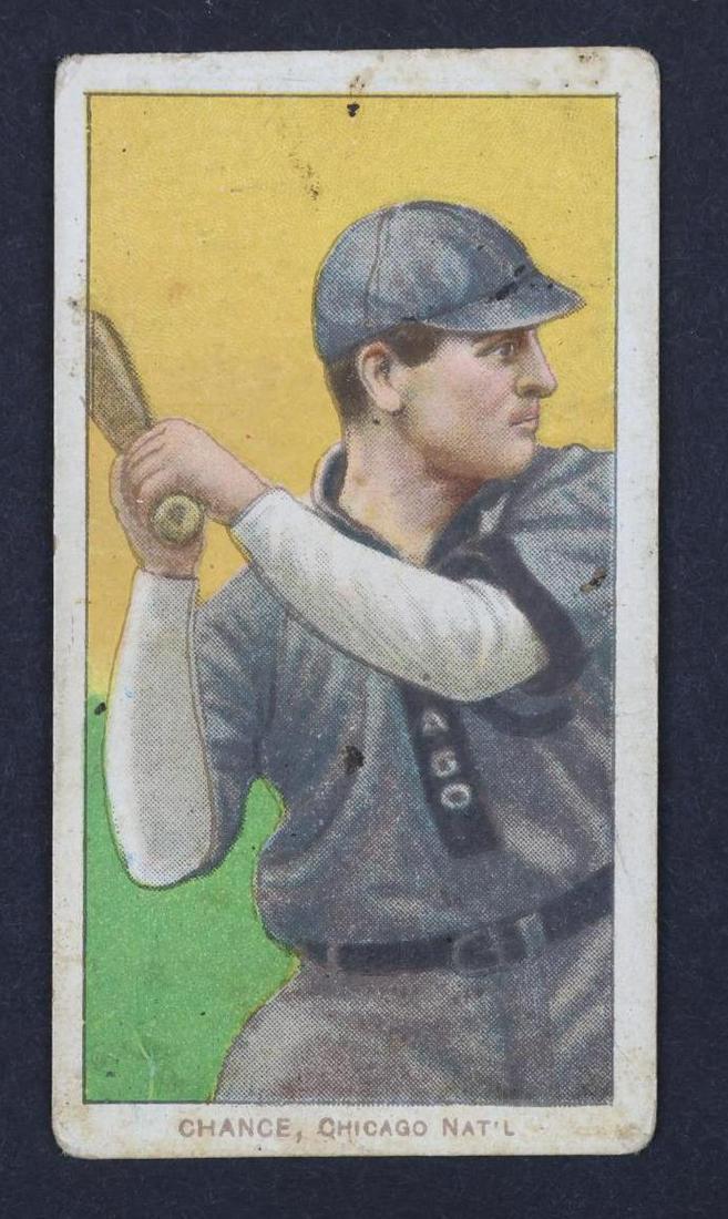 1909-11 T206 Frank Chance White Border tobacco baseball card (1 of 2)