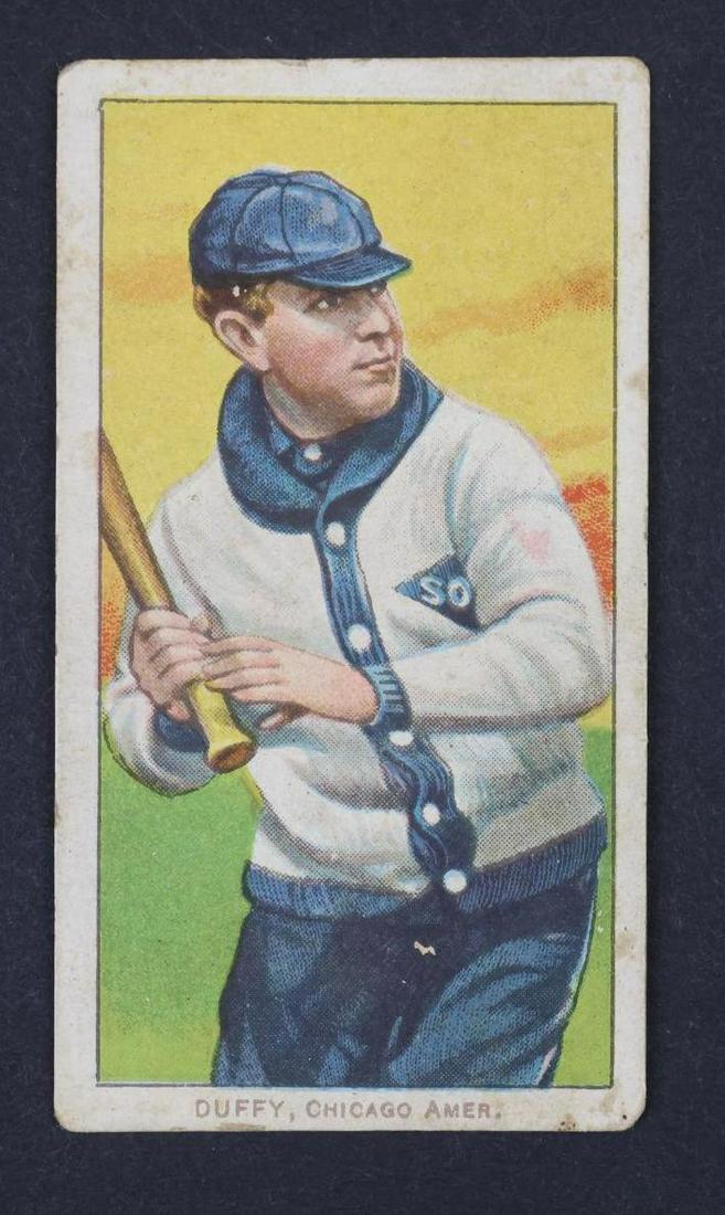 1909-11 T206 Hugh Duffy White Border tobacco baseball card (1 of 2)