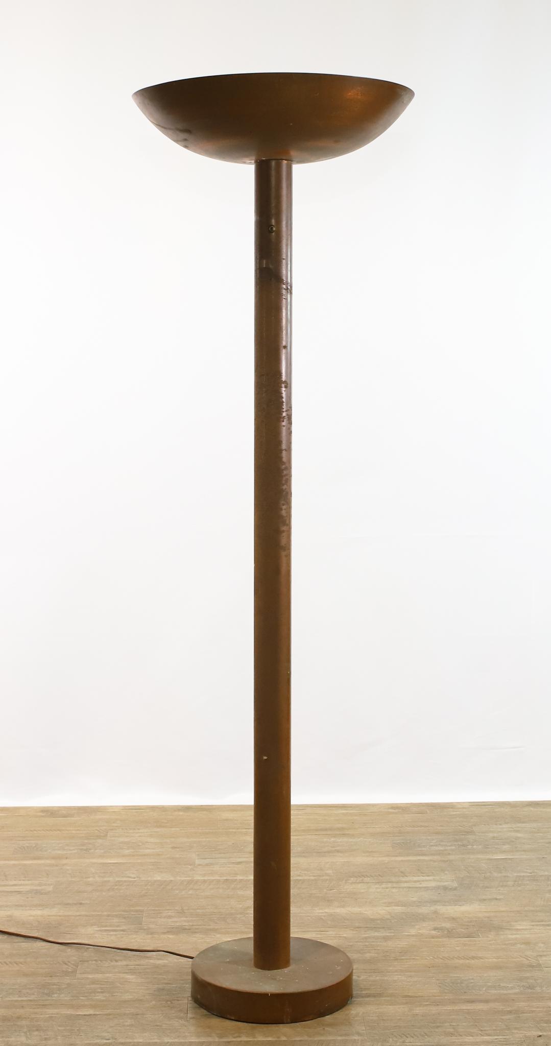 Machine Age Copper Floor Lamp (1 of 12)