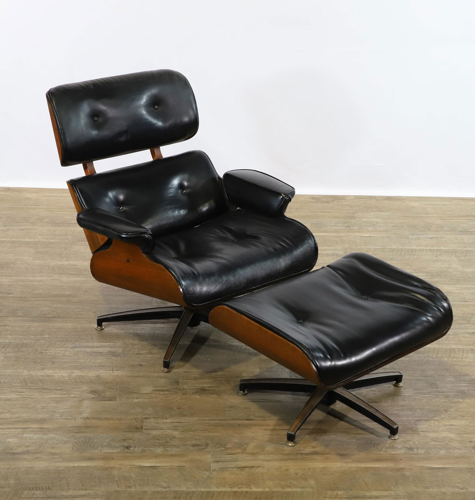 Eames Style Lounge Chair and Ottoman (1 of 16)