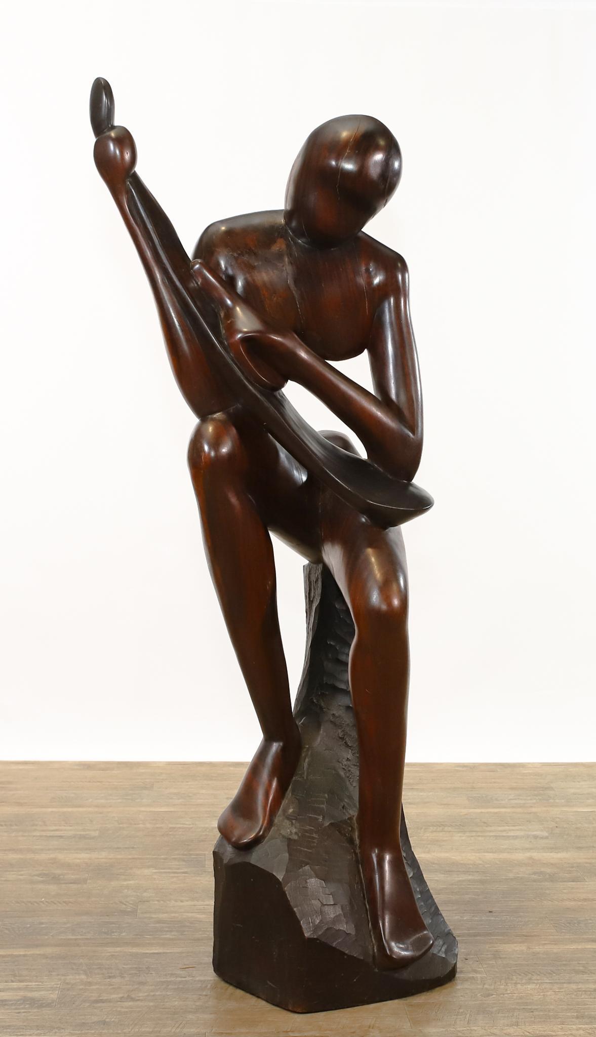 Rosewood Abstract Sculpture (1 of 12)