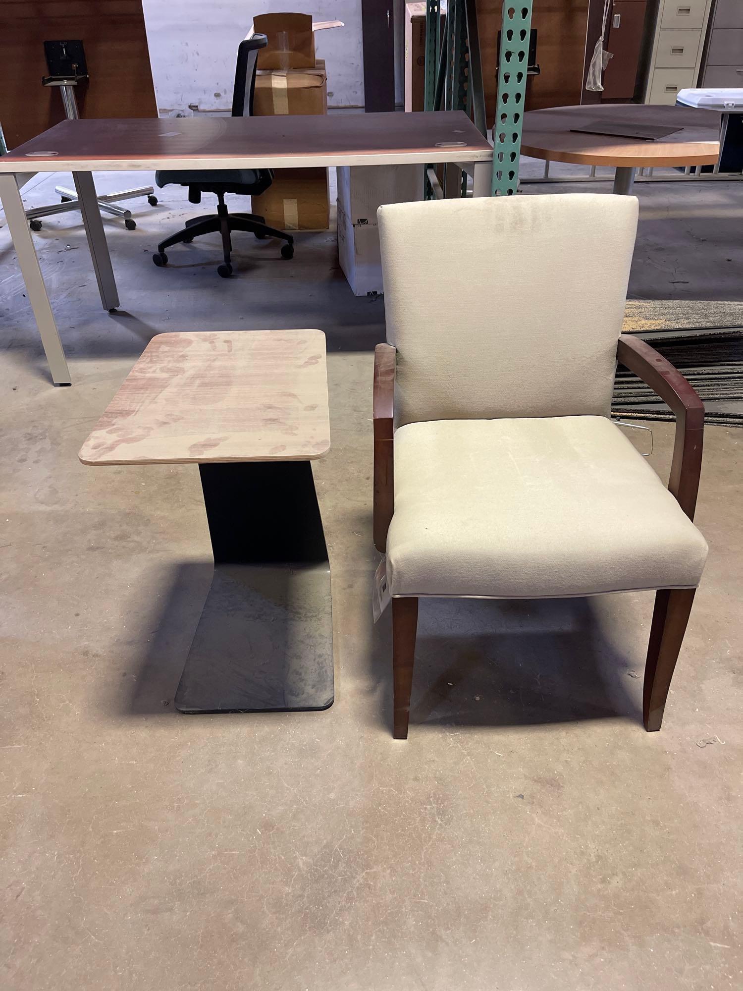 Side Table and HBF Chair: HBF Camden Chair and C side table. Dust present