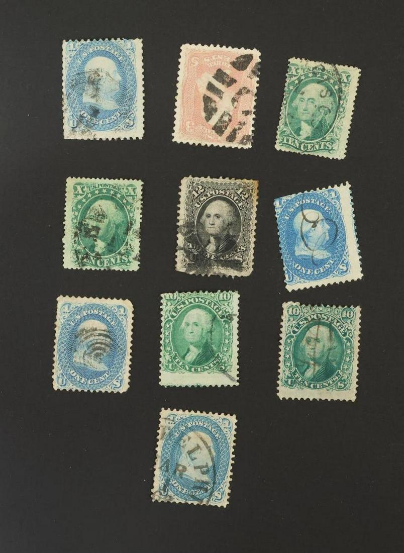 US Stamps #33 (?), #35, #63, #65, #68, #69 (1 of 1)