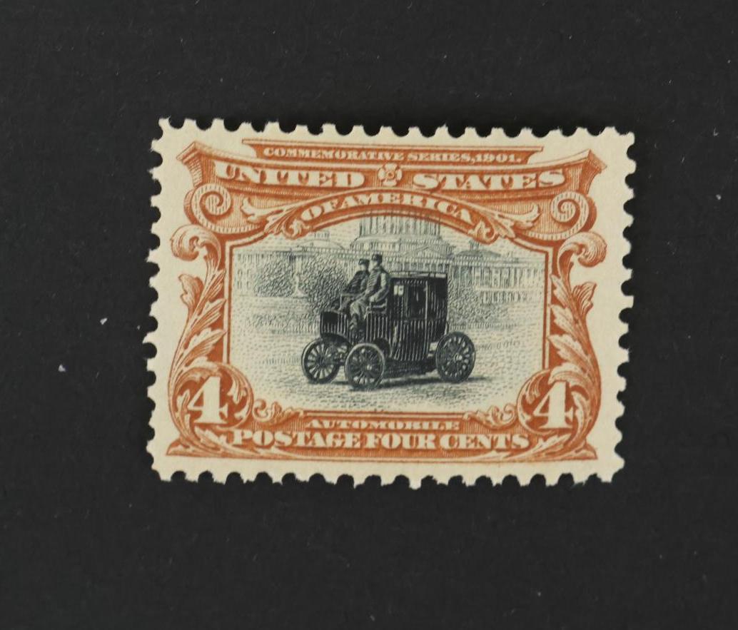 US Stamps #296: #296 Very Lightly Hinged, Cat $70