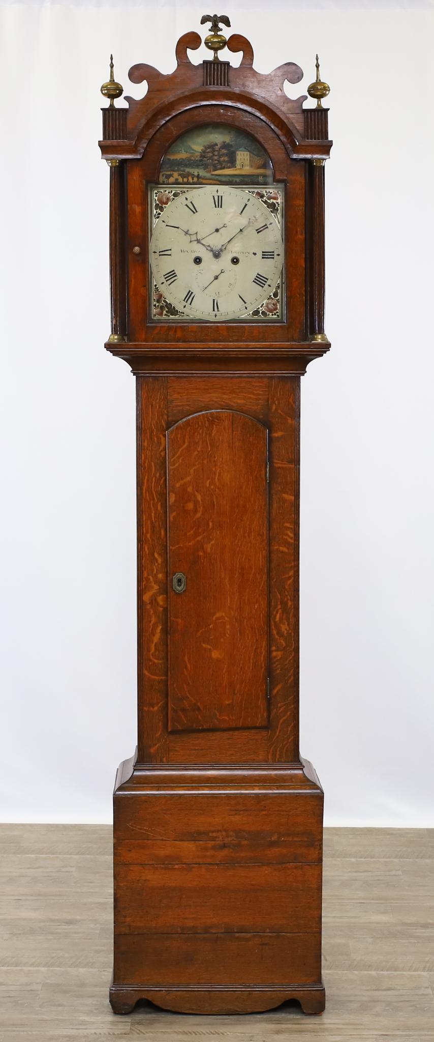 Alex Bros. Inverury Scottish Tall Case Clock Auction