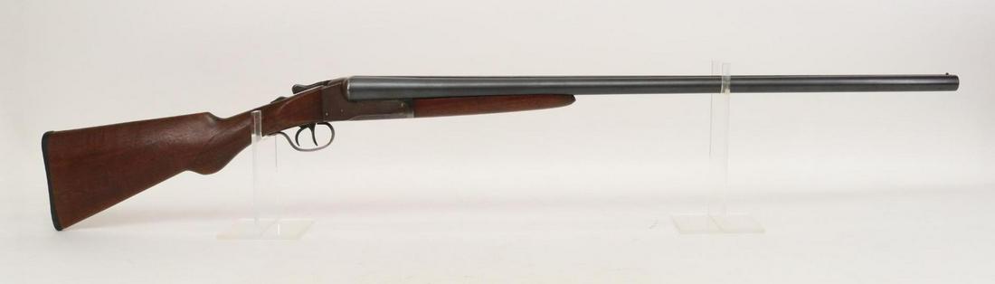 Lefever (Ithaca) Nitro Special SxS Shotgun: 12Ga. 30" bbls, 2 3/4" chambers, Full/Mod chokes, SN 135543. 90% blue finish on barrels shows general thinning and scattered freckling, good bores, receiver shows brown/gray patina with lightly engrav