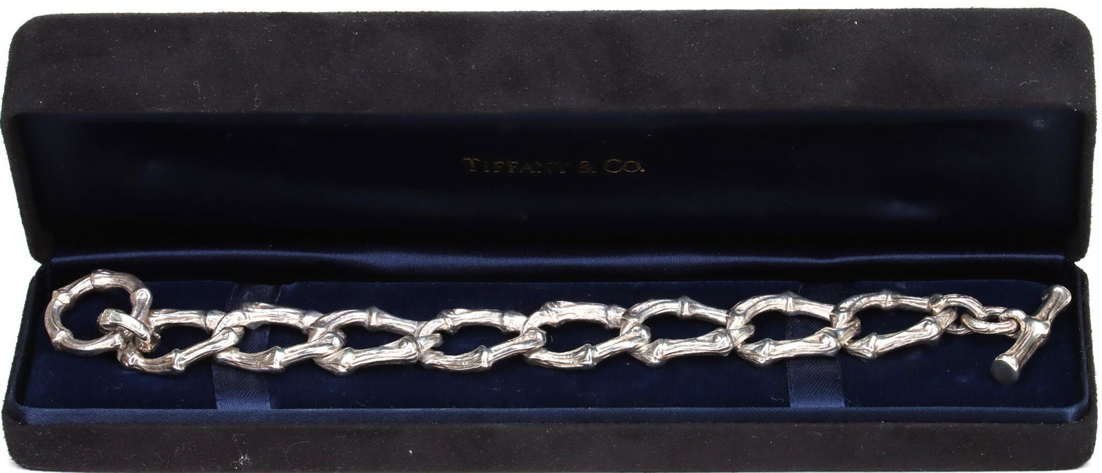 Tiffany & Co. Sterling Silver Bamboo Link Bracelet (1 of 4)
