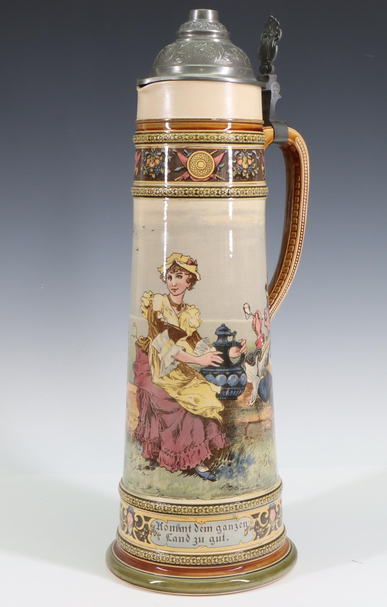 Large Mettlach Stein (1 of 8)