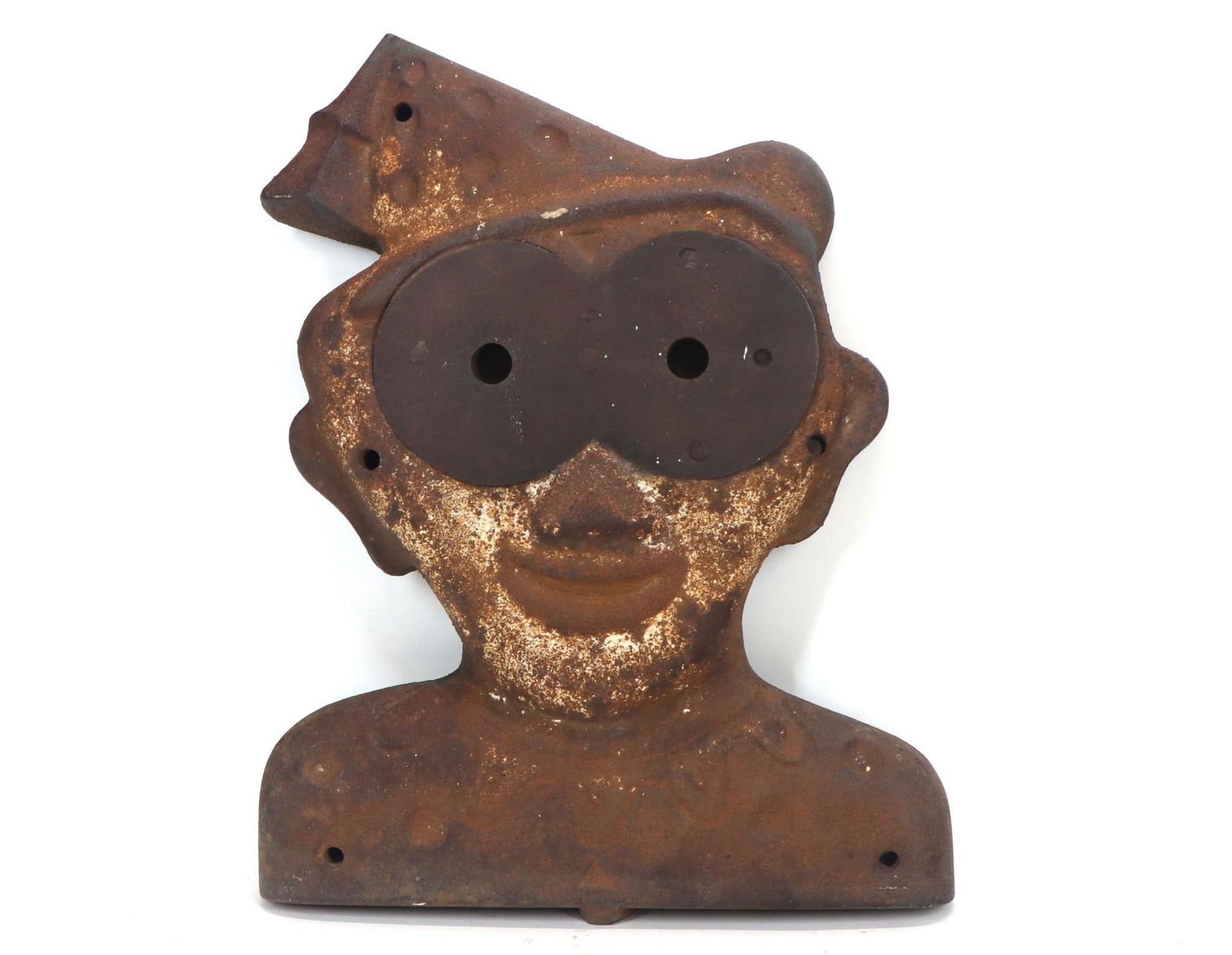 Cast Iron Clown Shooting Gallery Target (1 of 2)