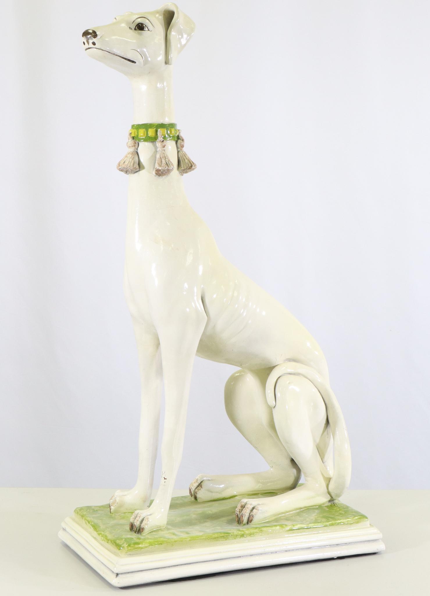 Marwal Chalkware Whippet (1 of 8)