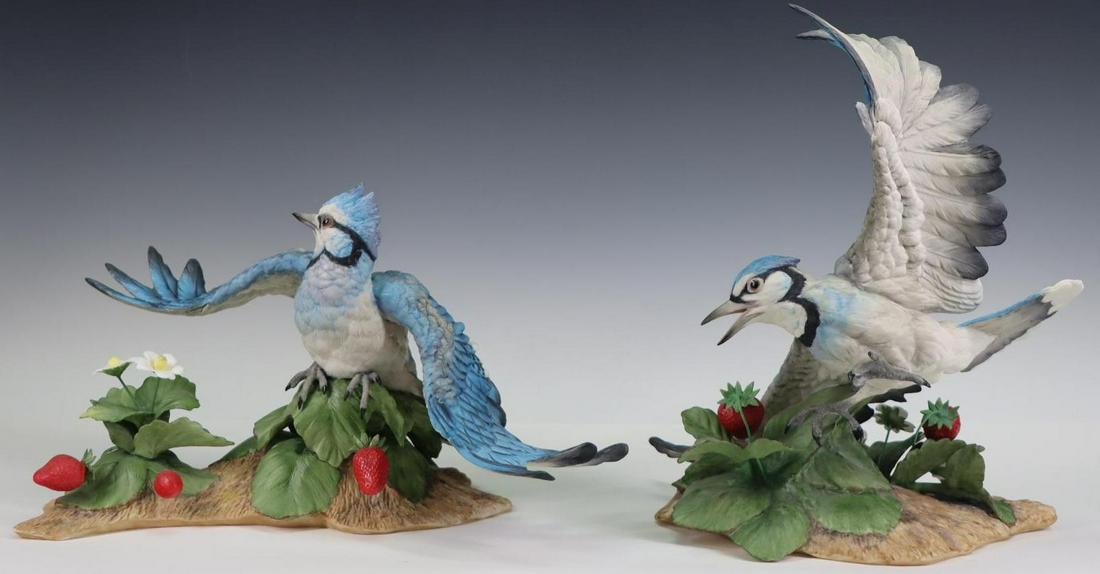 Boehm Porcelain Blue Jays (1 of 7)