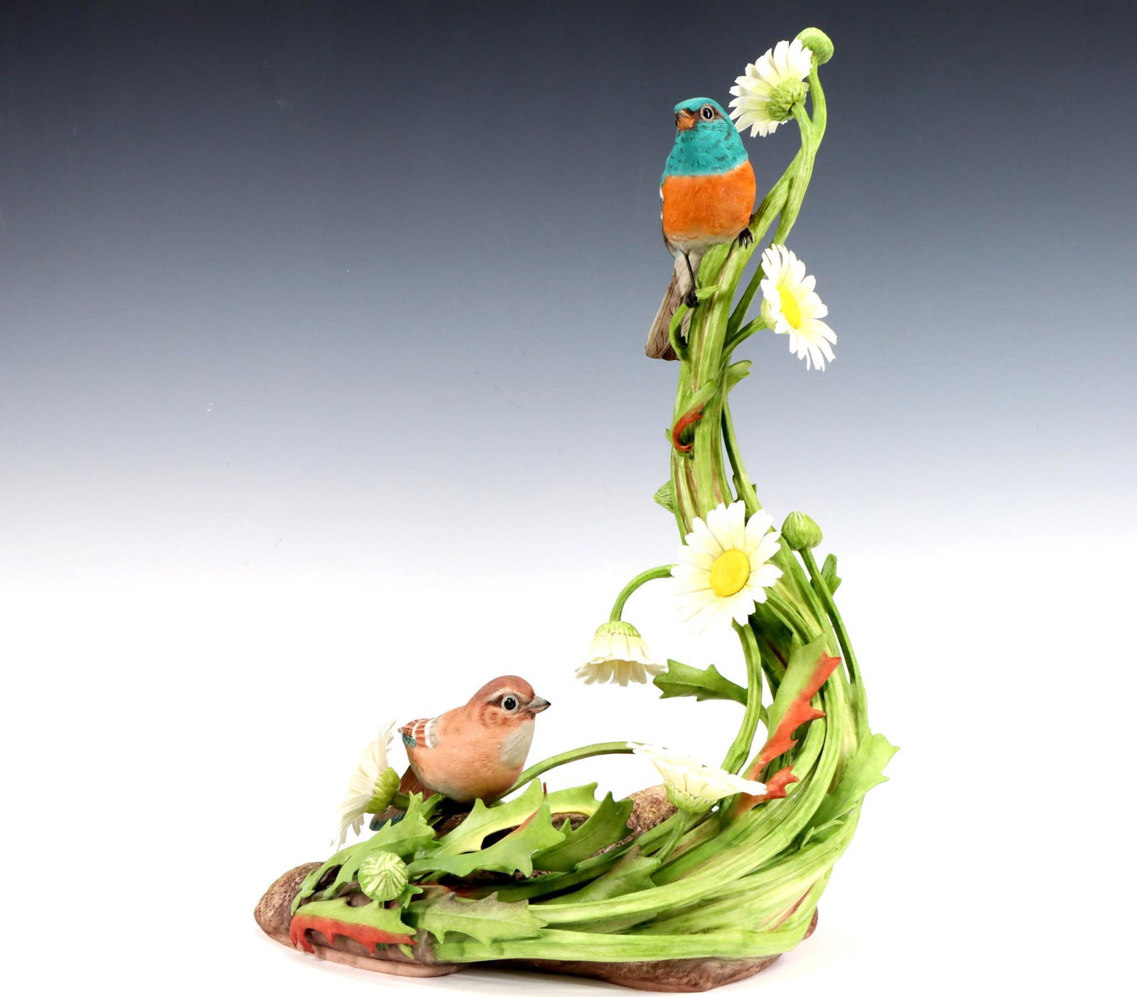 Boehm Porcelain Lazuli Bunting (1 of 5)