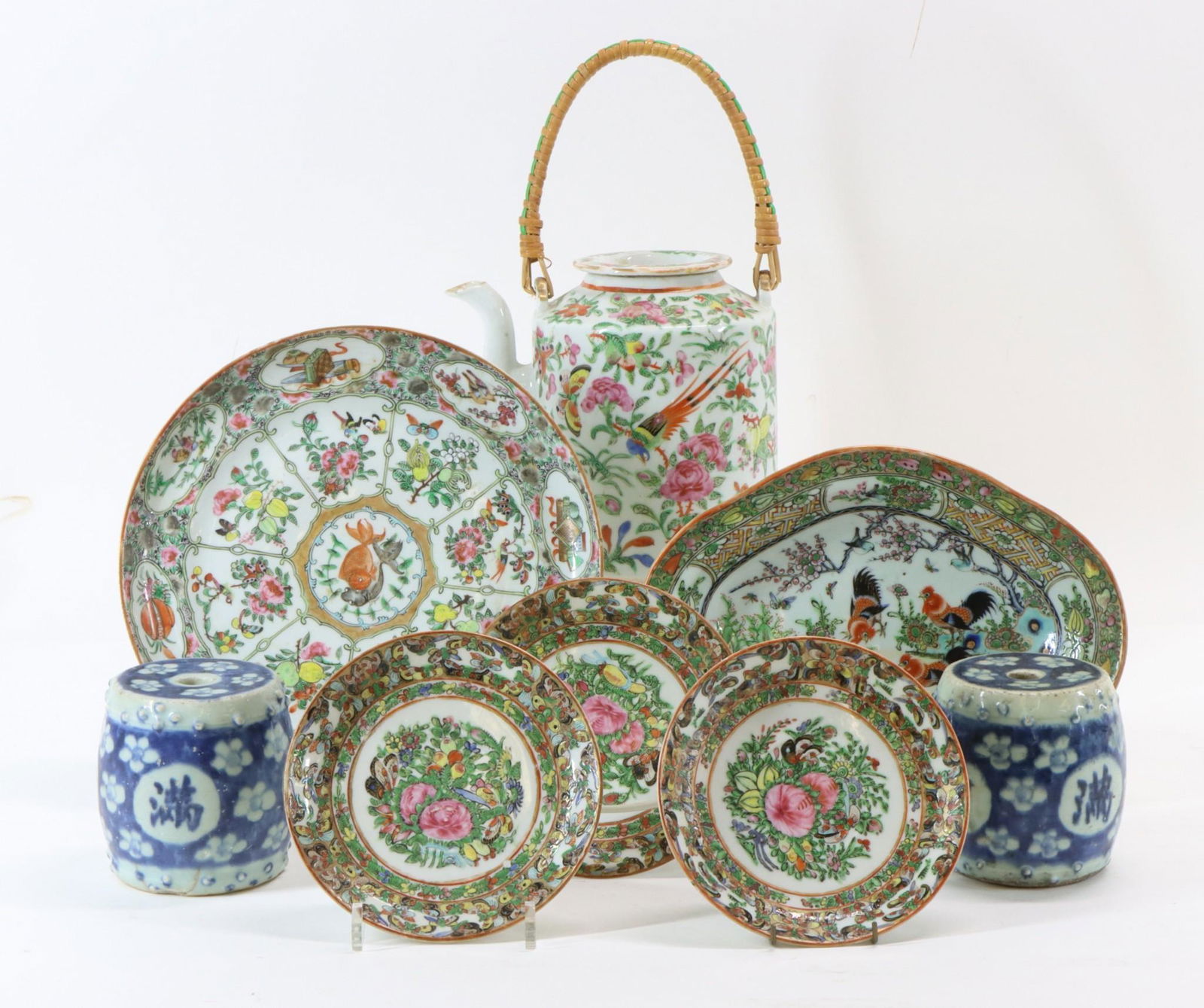 Rose Canton and Blue and White Porcelain (1 of 10)