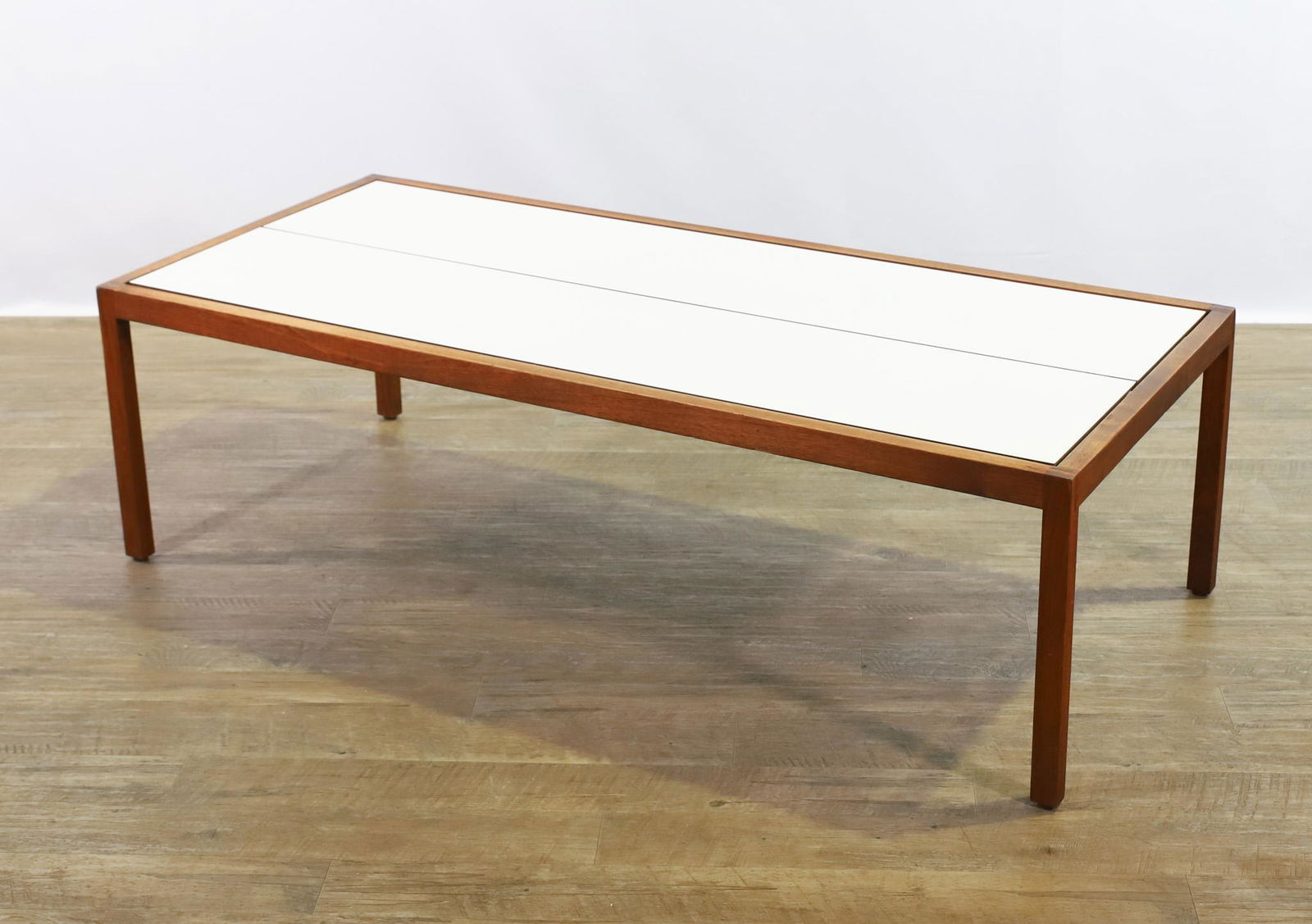 Knoll Walnut and Laminate Coffee Table (1 of 9)