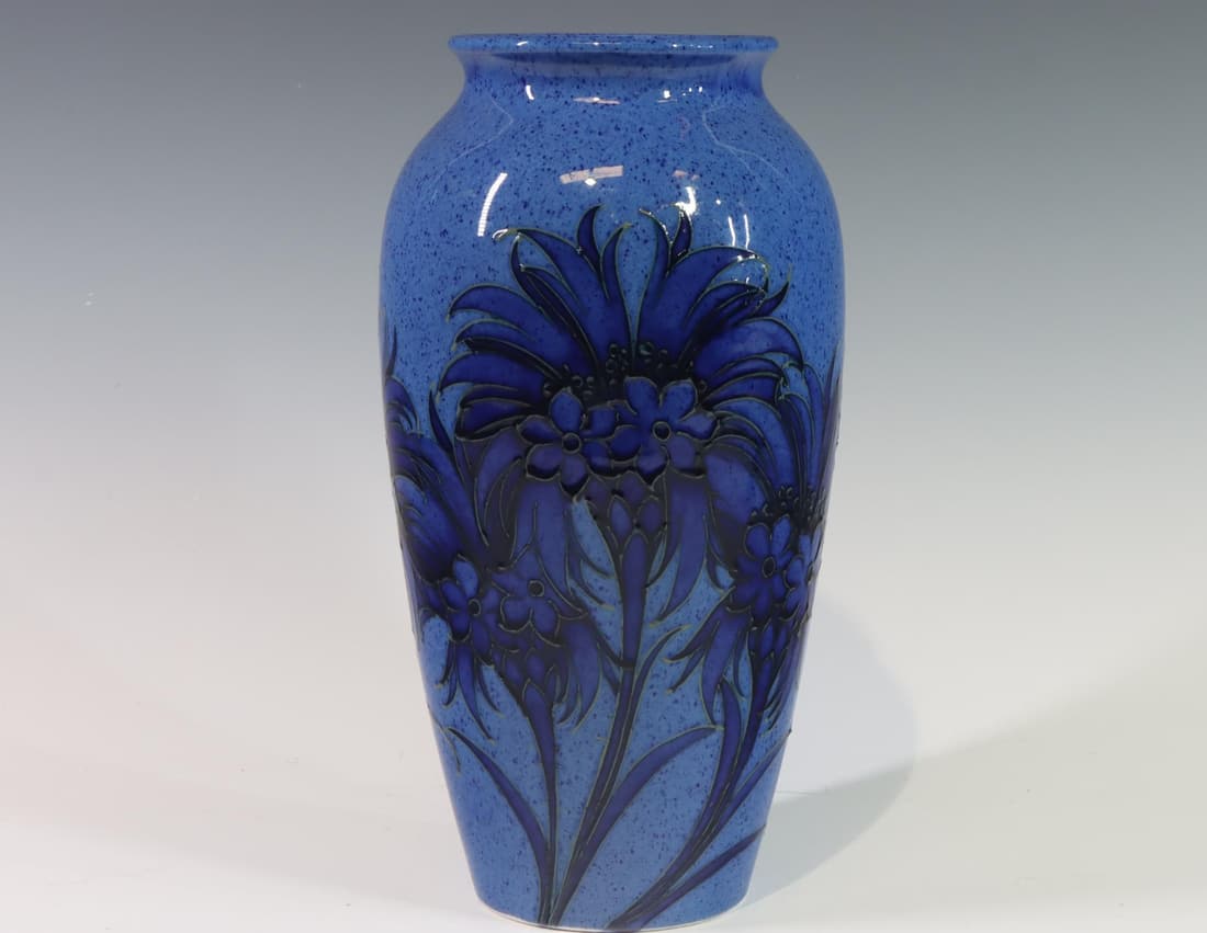 Moorcroft Powder Blue Cornflower Vase (1 of 5)