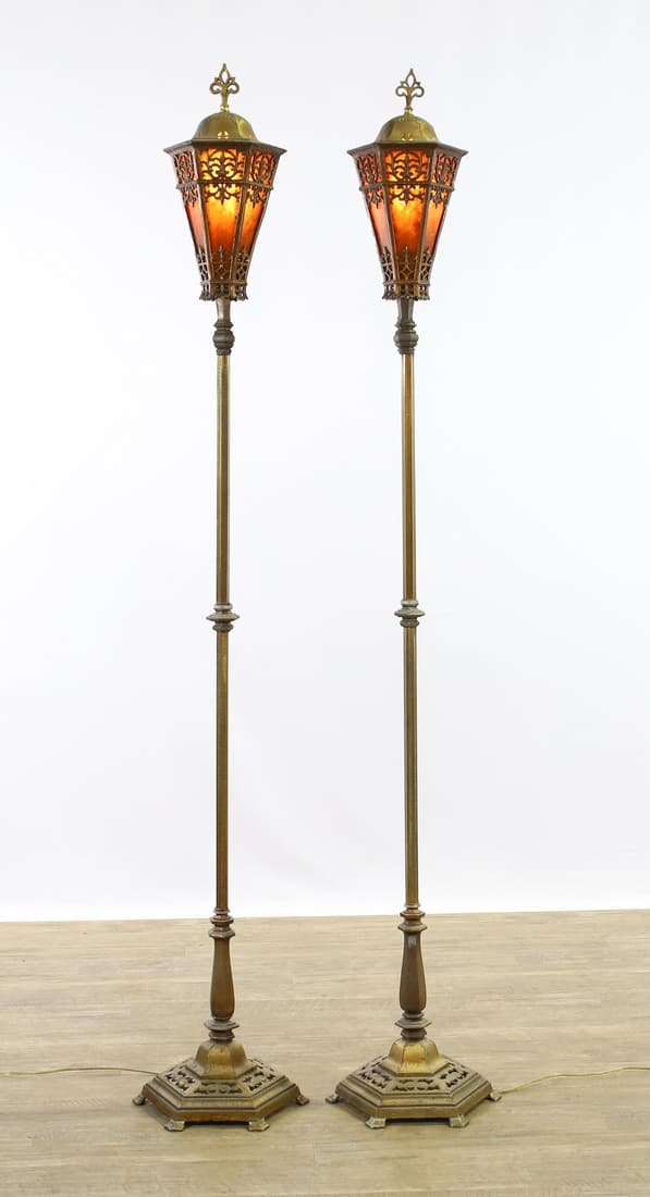 Torchiere Floor Lamps In the Manner of Oscar Bach (1 of 11)