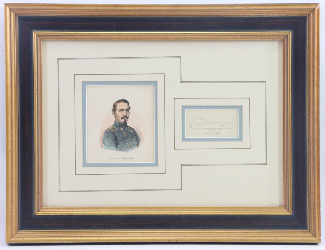 Pierre Gustave Toutant-Beauregard Autograph (1 of 6)