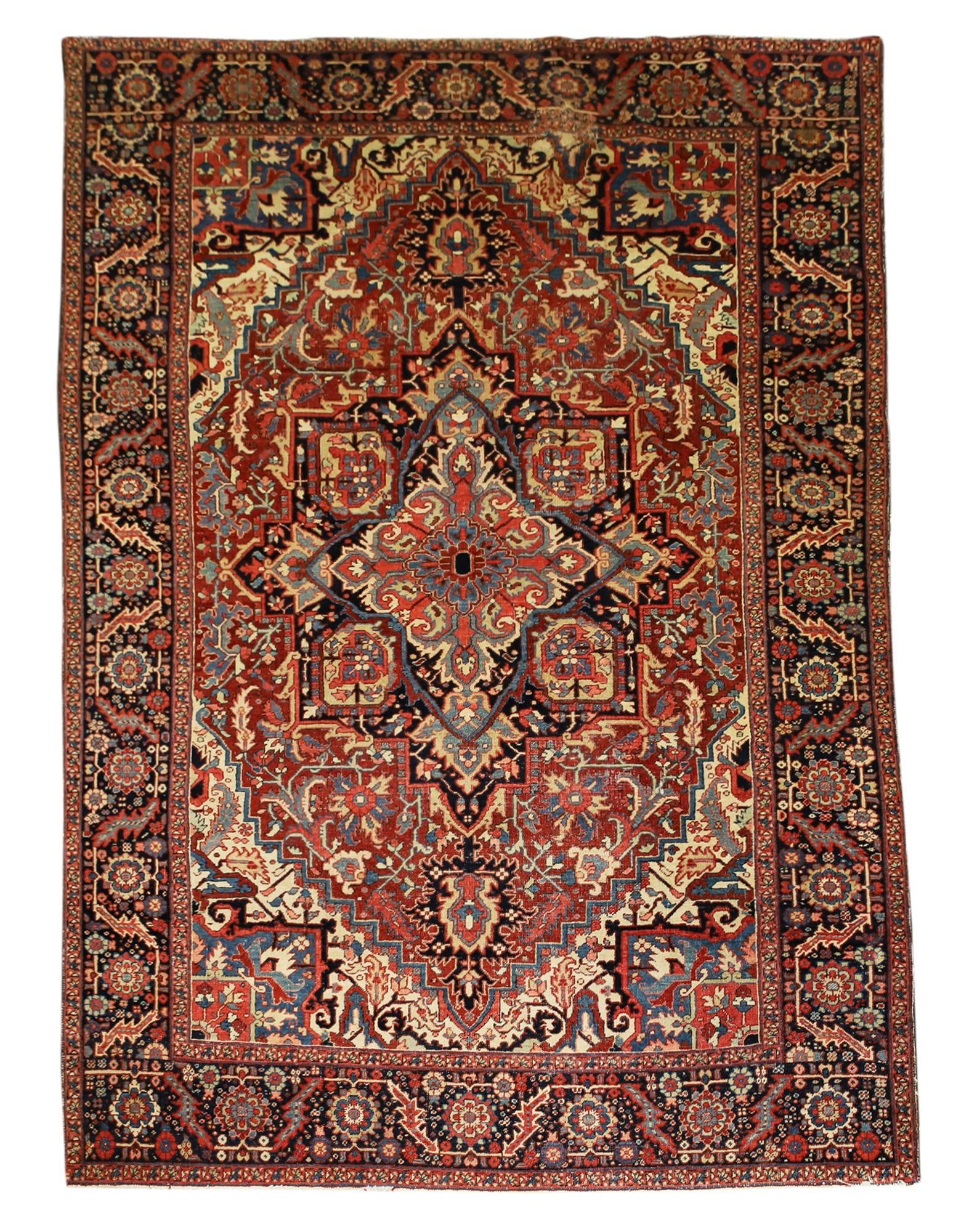 Persian Heriz Room Size Rug (1 of 15)
